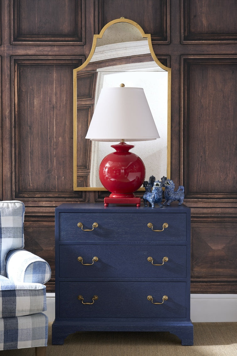 Chelsea House Opus Ceramic Lamp Red