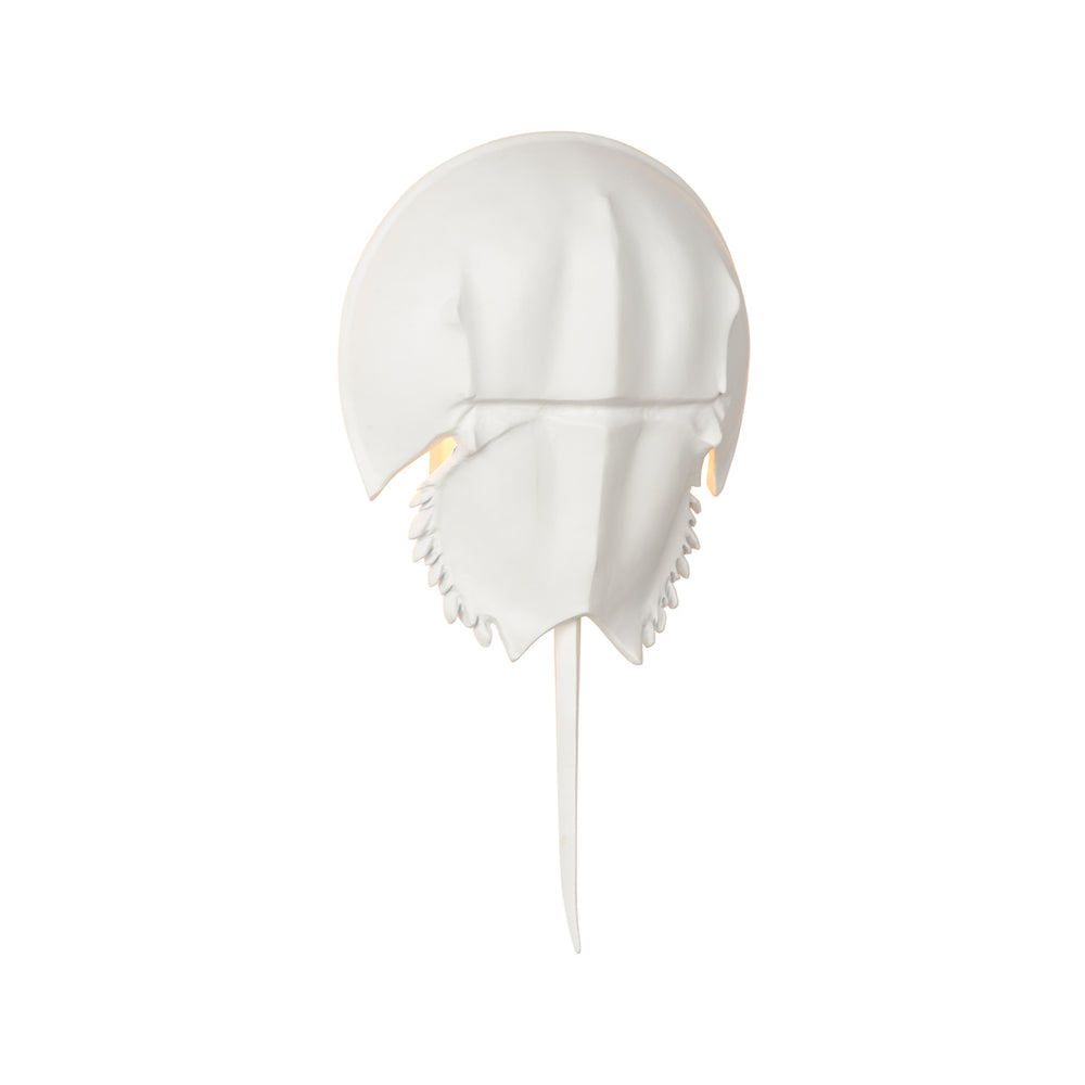 Chelsea House Horseshoe Crab Sconce White