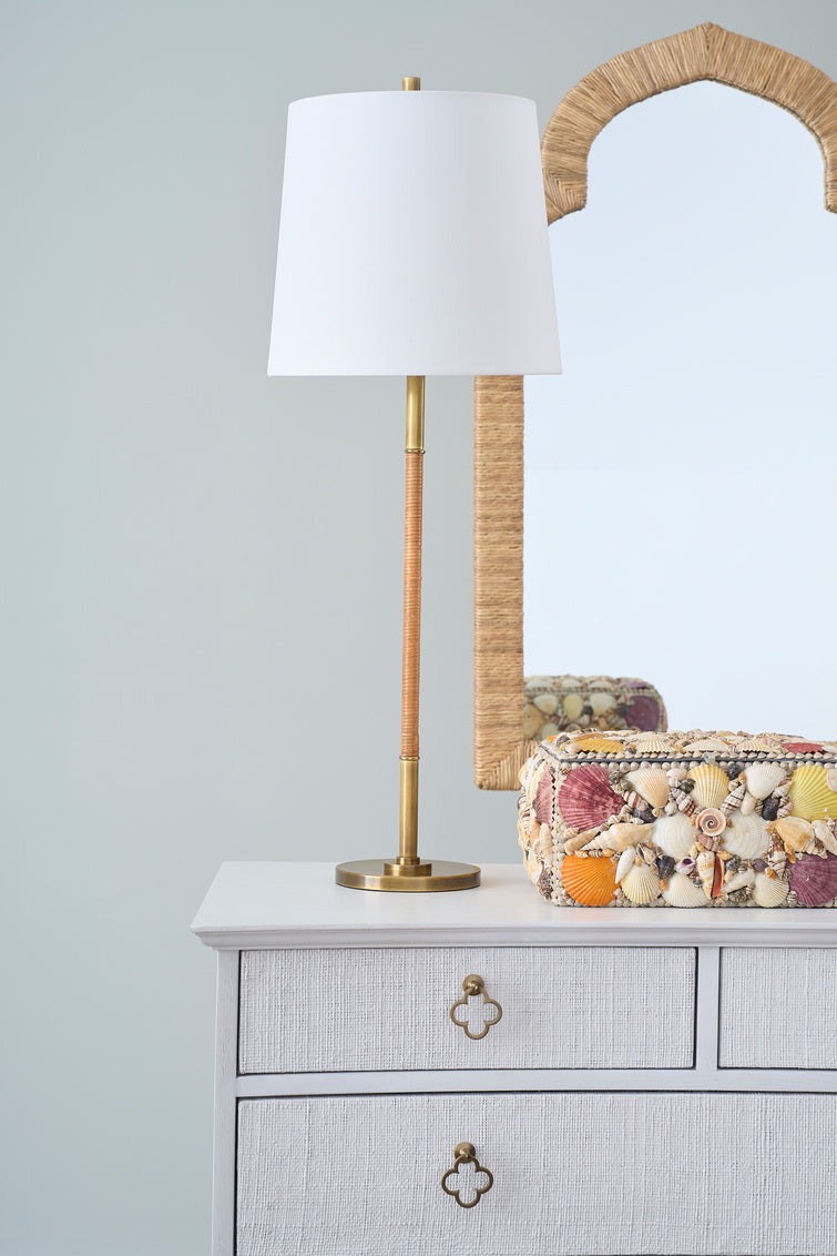 Chelsea House Amelia Rattan Lamp