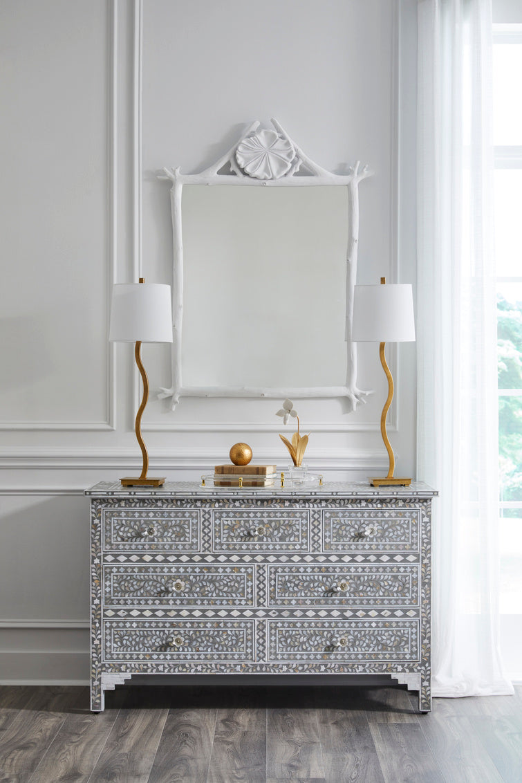 Chelsea House Sway Buffet Lamp Gold Leaf