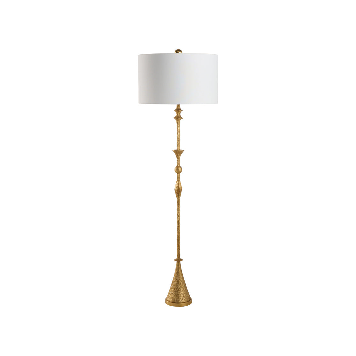 Chelsea House Gia Floor Lamp Textured Gilt