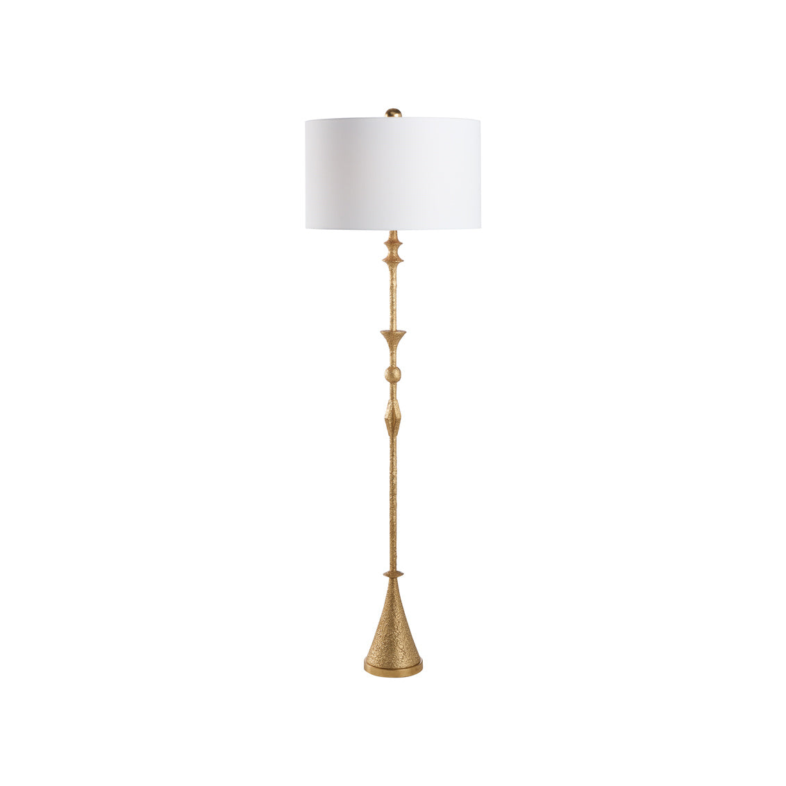 Chelsea House Gia Floor Lamp Textured Gilt