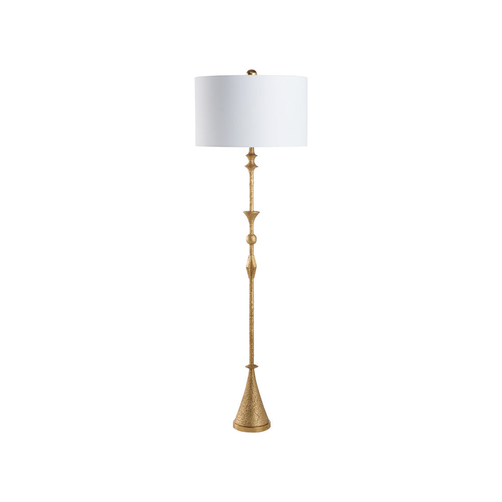 Chelsea House Gia Floor Lamp Textured Gilt