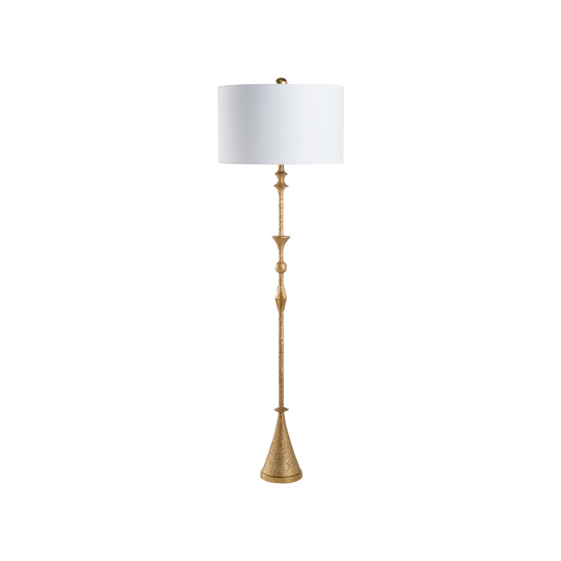 Chelsea House Gia Floor Lamp Textured Gilt
