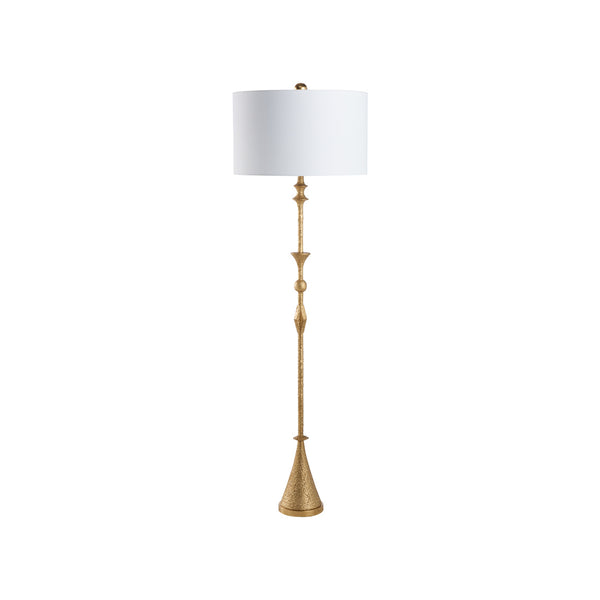 Chelsea House Gia Floor Lamp Textured Gilt