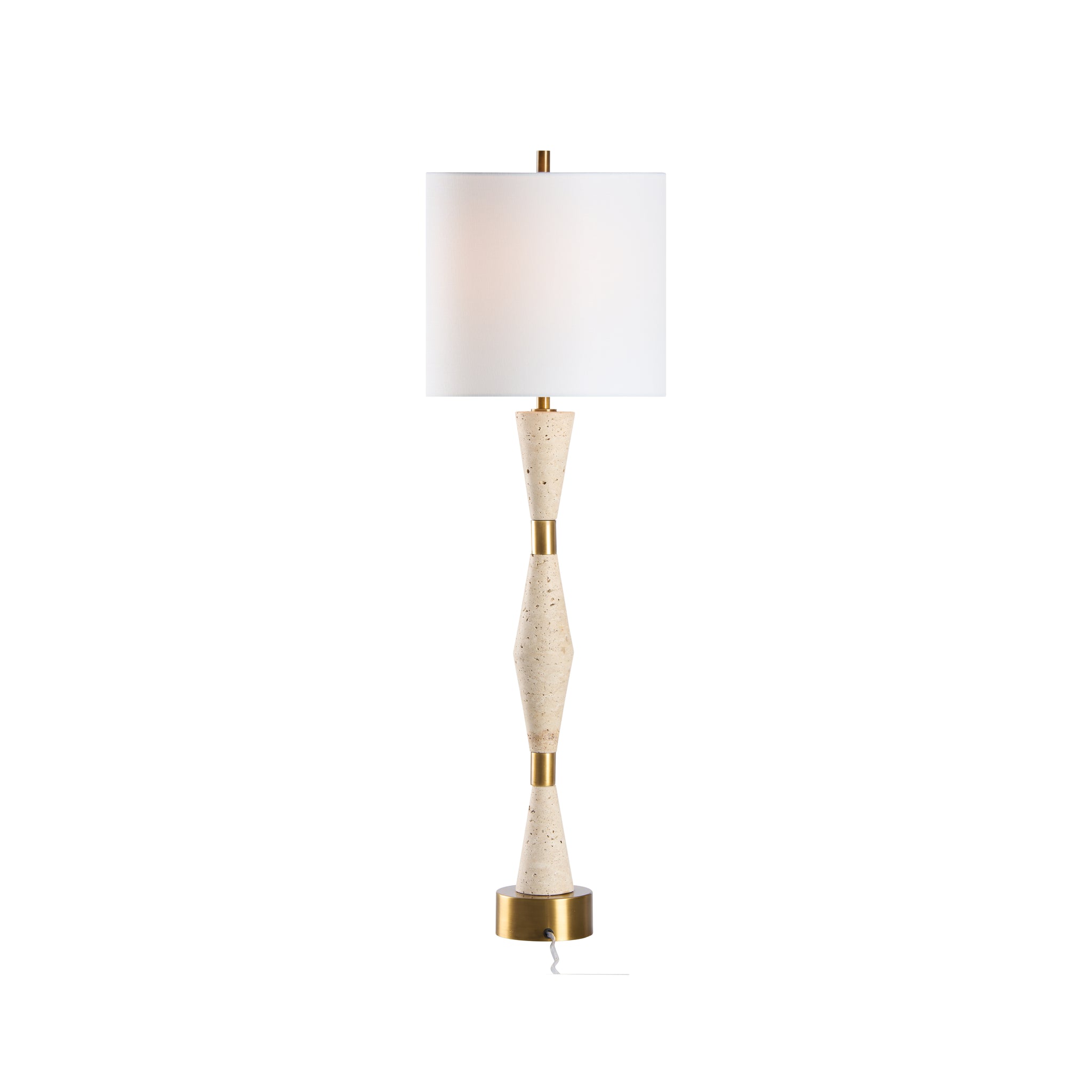 Chelsea House Metroline Travertine Lamp