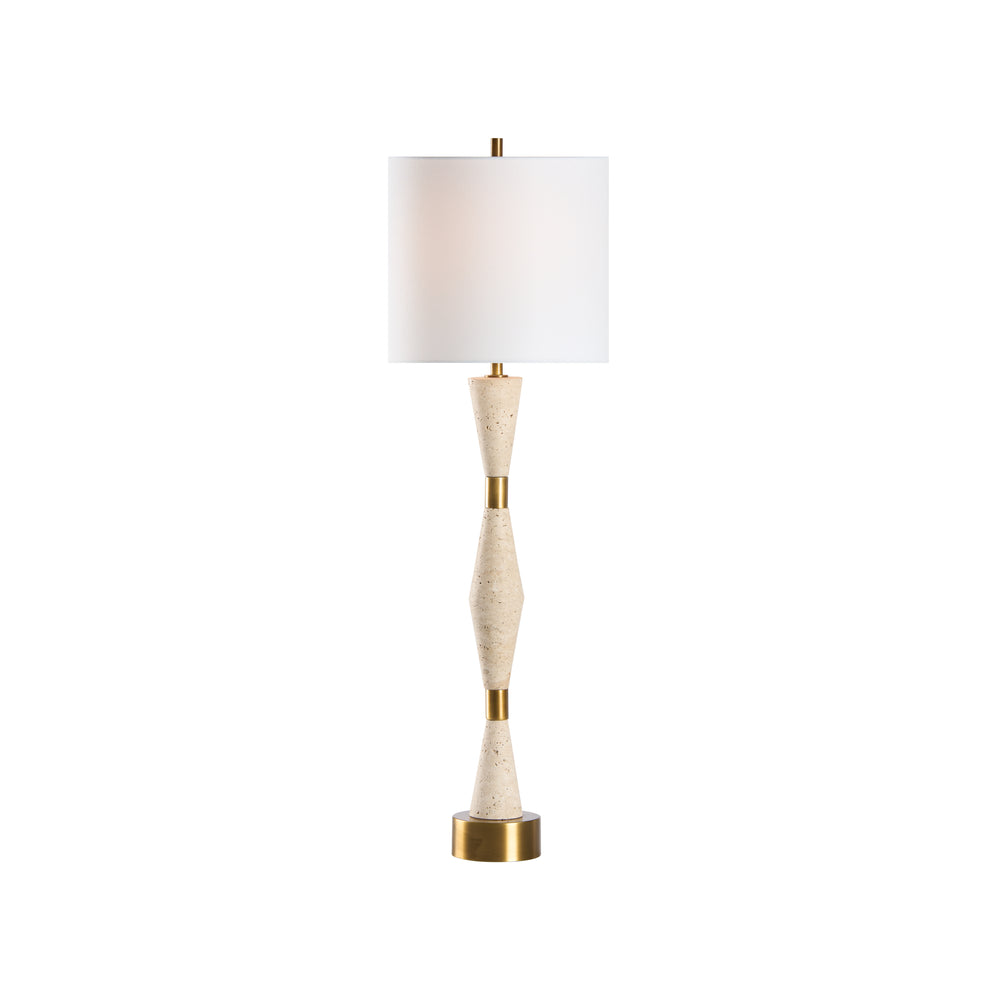 Chelsea House Metroline Travertine Lamp