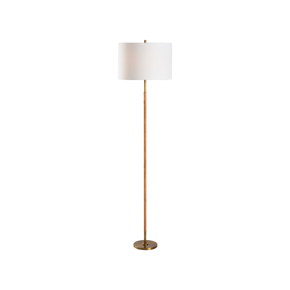 Chelsea House Amelia Rattan Floor Lamp
