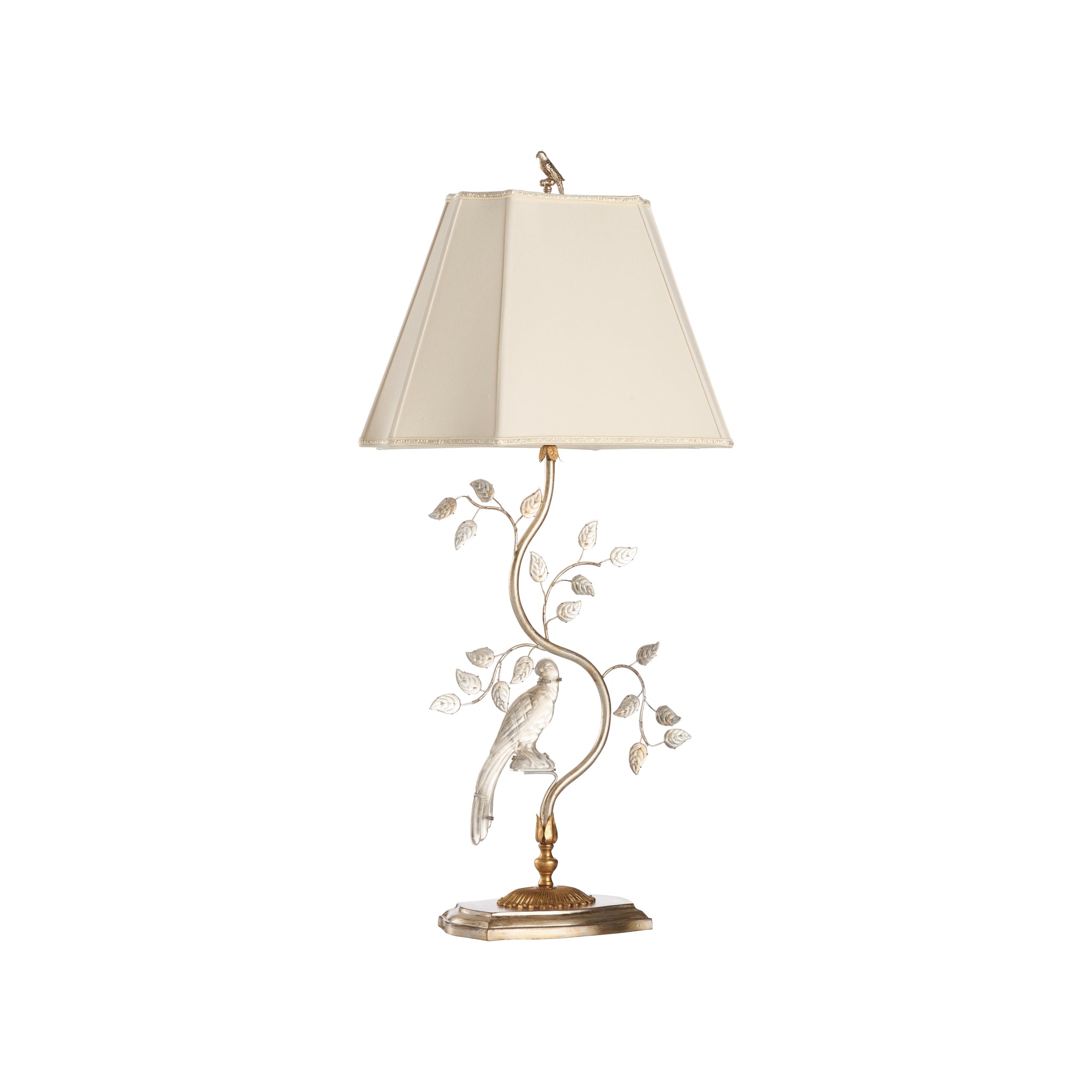 Chelsea House Crystal Bird Lamp