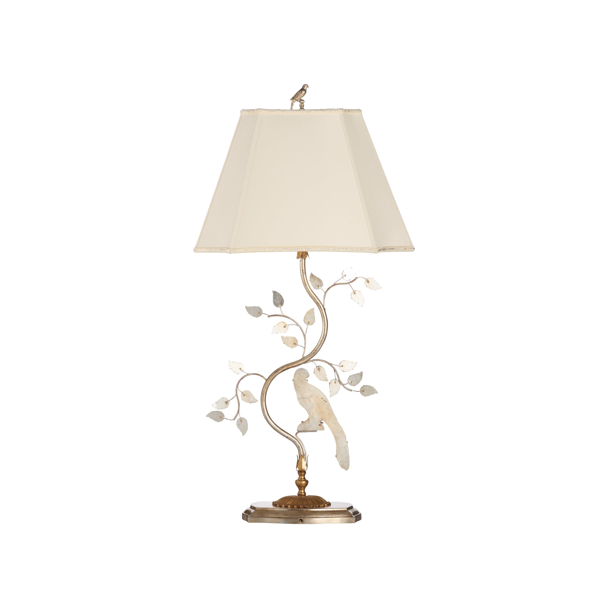 Chelsea House Crystal Bird Lamp