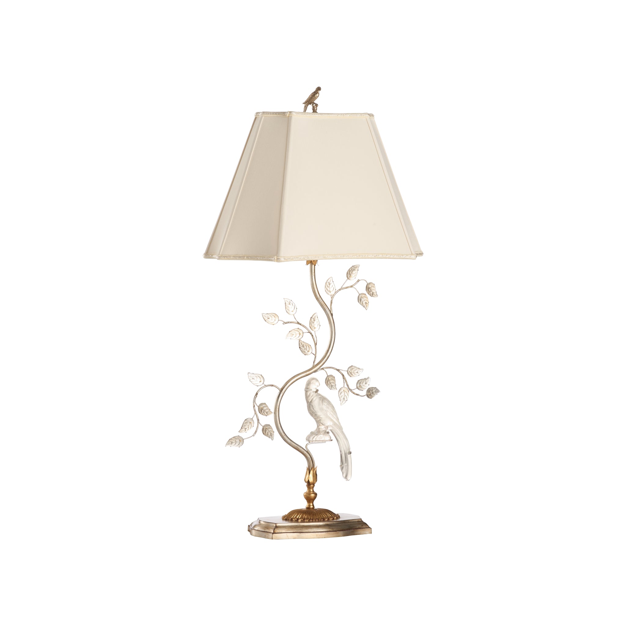 Chelsea House Crystal Bird Lamp