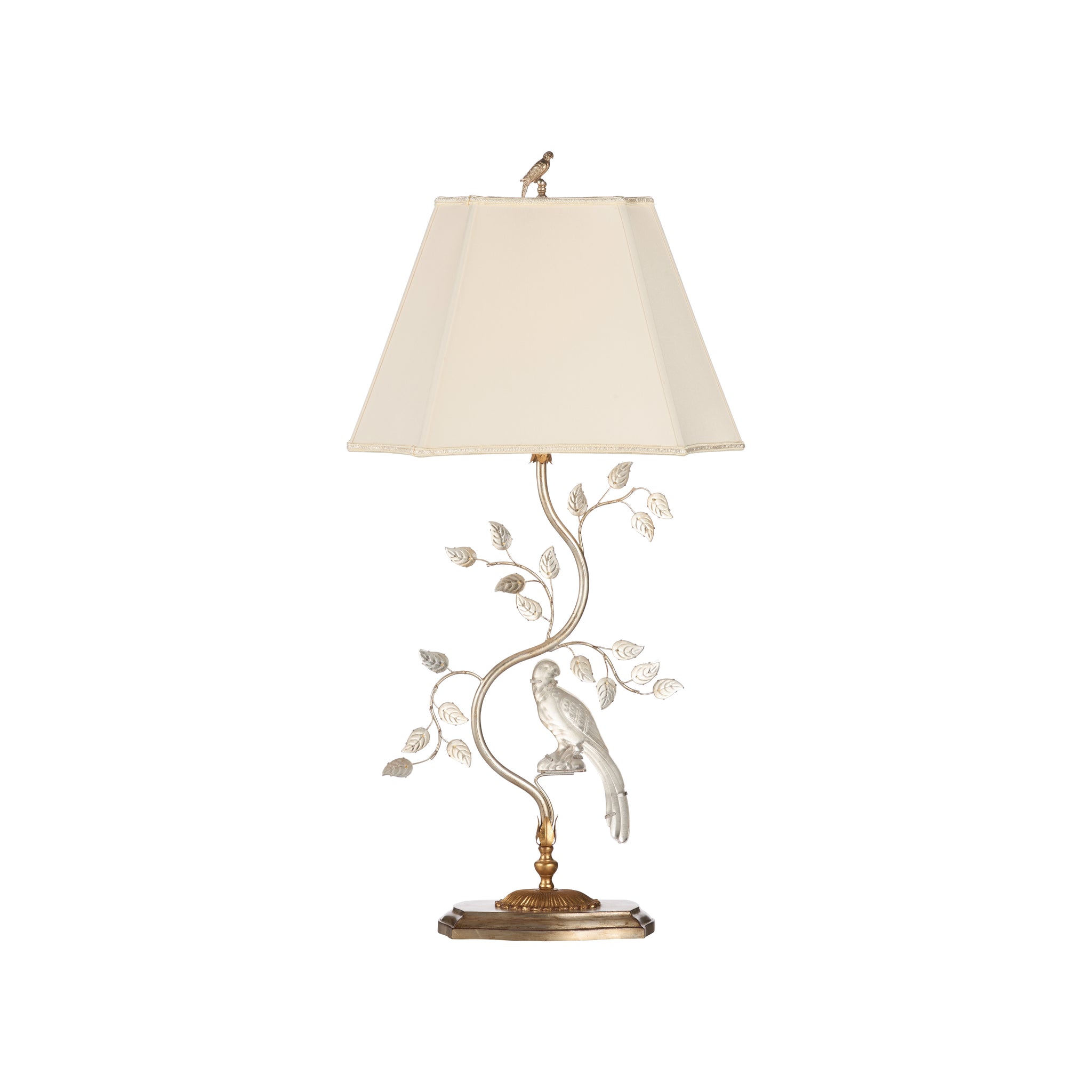 Chelsea House Crystal Bird Lamp