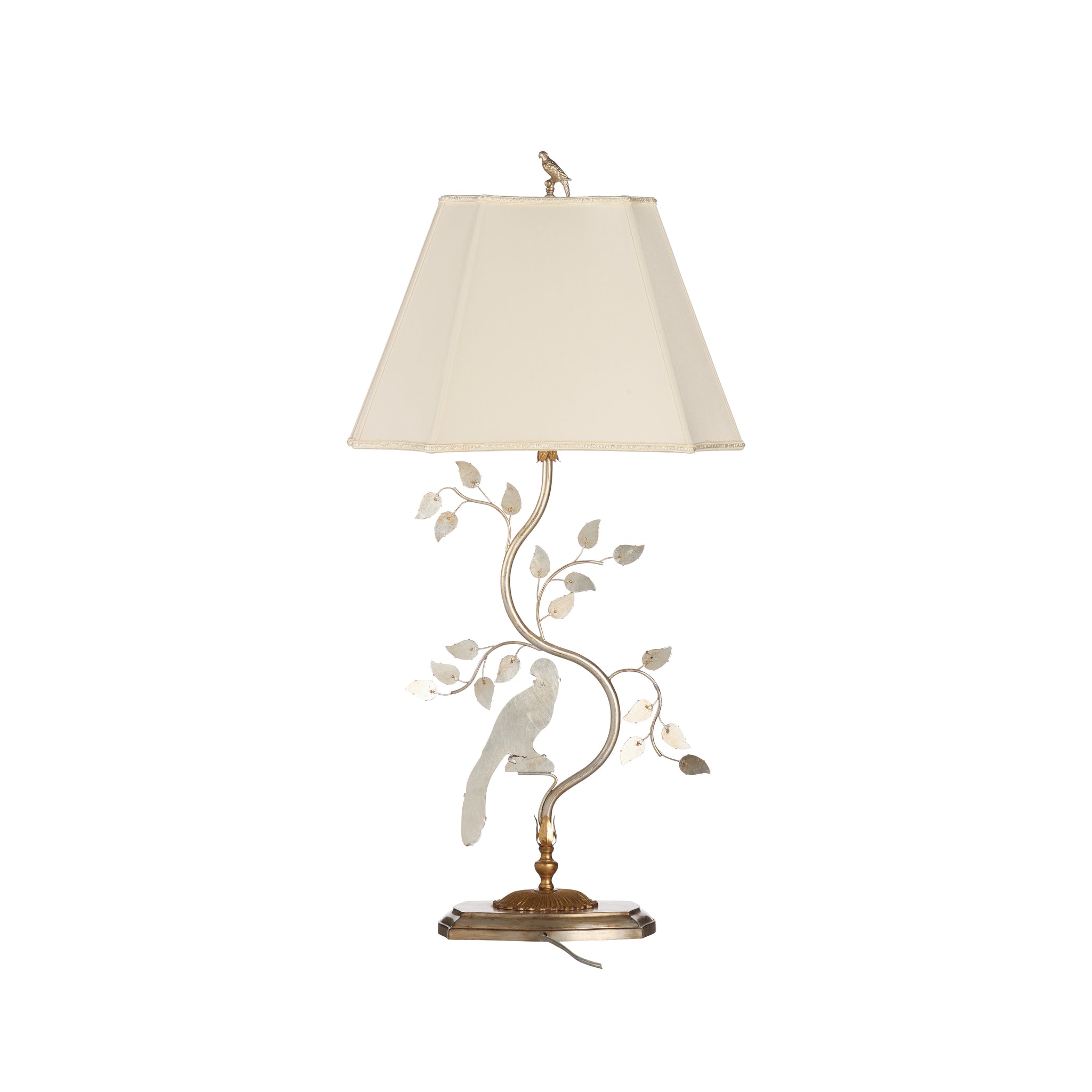 Chelsea House Crystal Bird Lamp