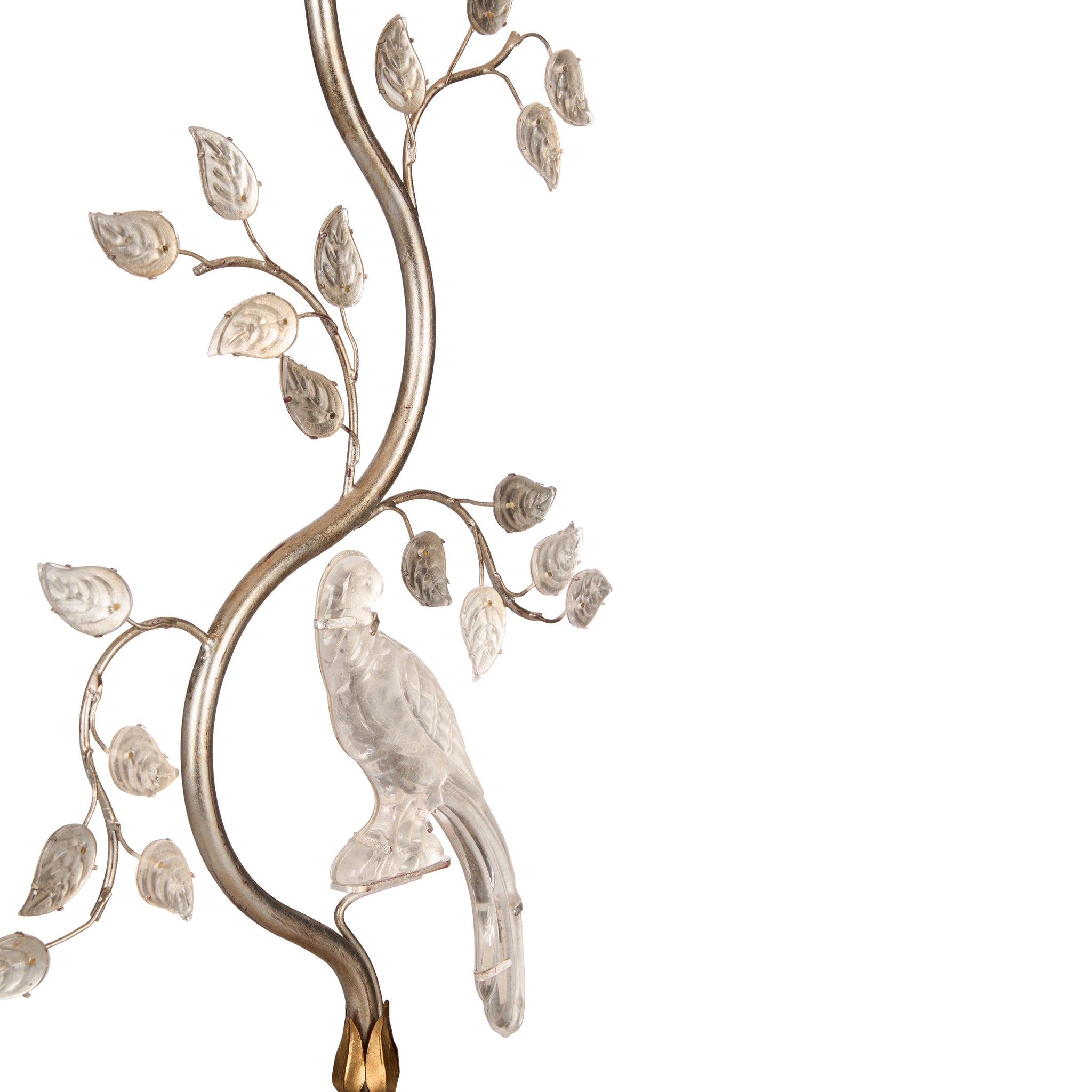 Chelsea House Crystal Bird Lamp