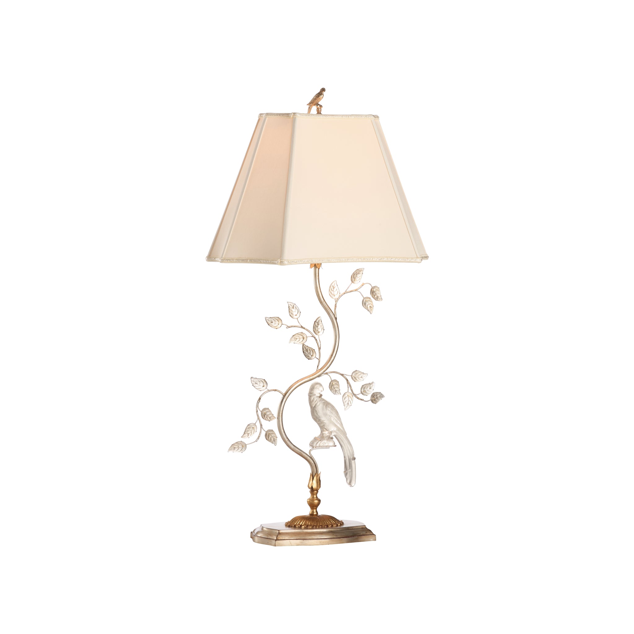 Chelsea House Crystal Bird Lamp