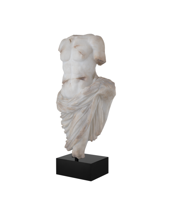 Currey & Company Delos Torso On Metal Stand