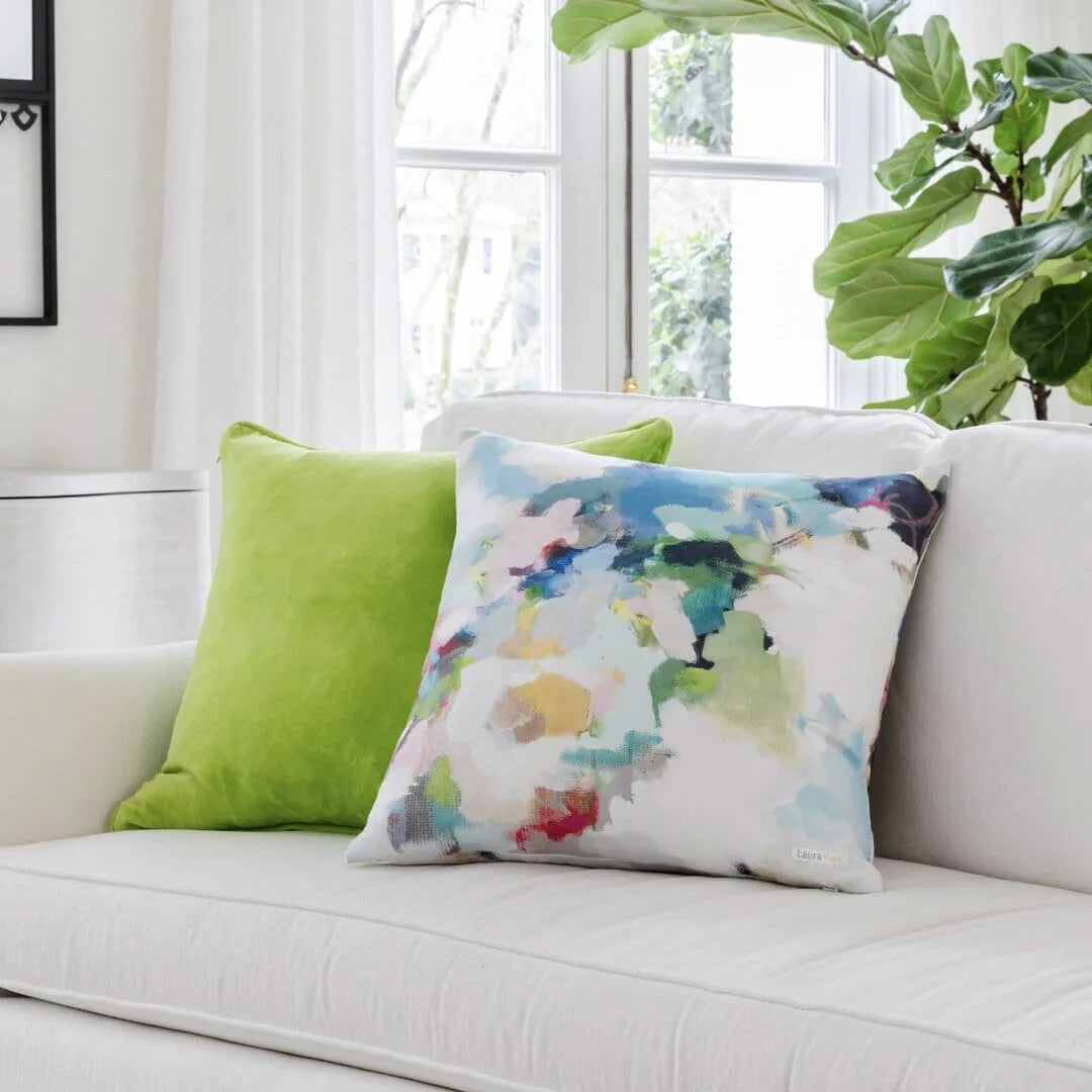 Bargain Basement Laura Park Park Ave Linen Cotton 26" Pillow