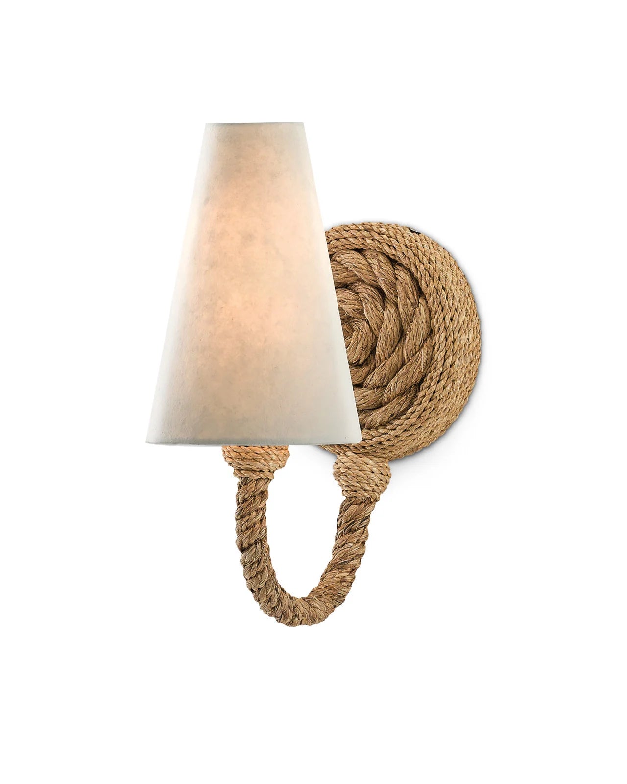 Bunny Williams for Currey and Company, Wallis Rope Wall Sconce
