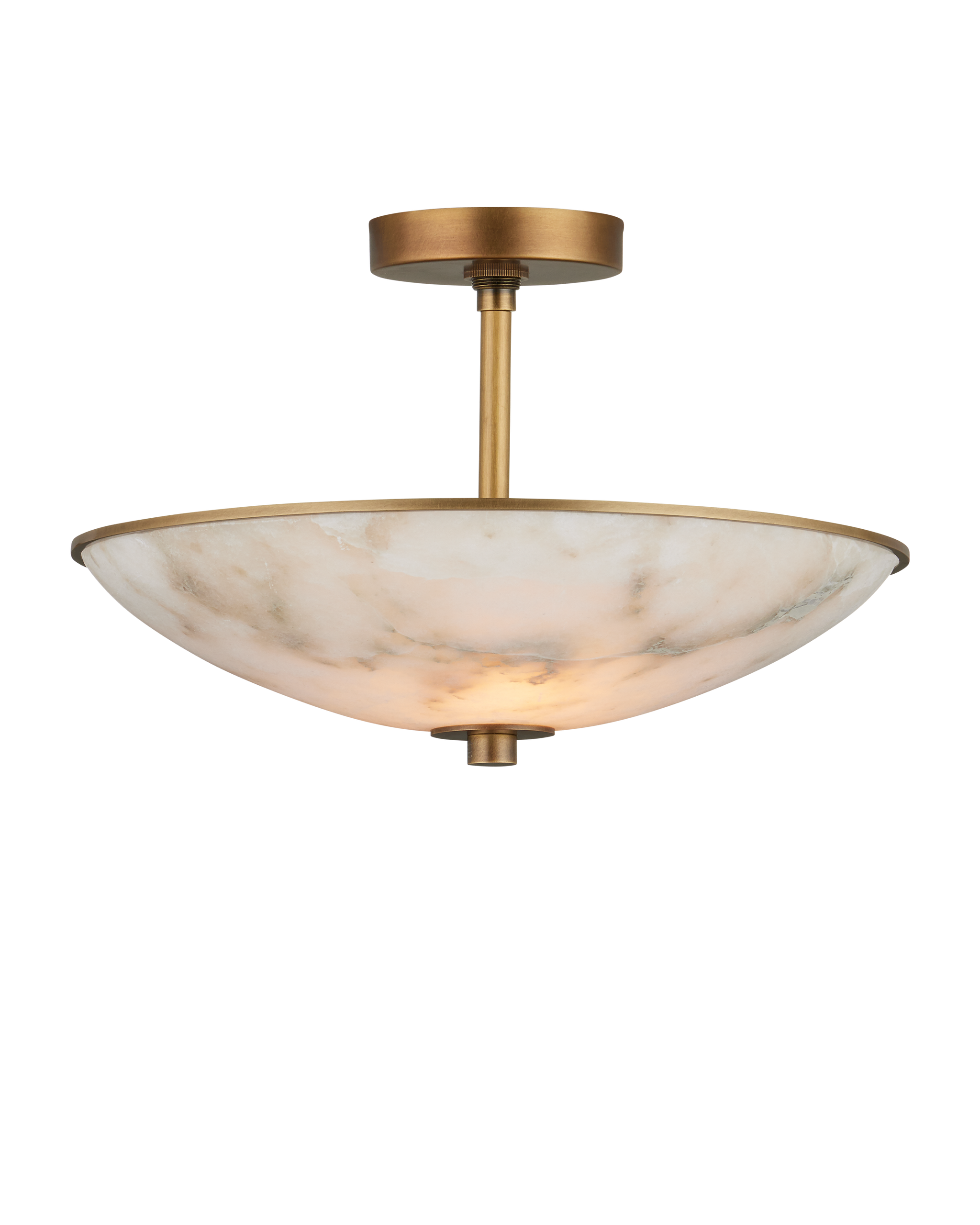Currey & Company Volterra Small Semi Flush Mount