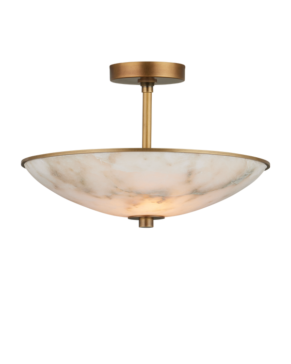 Currey & Company Volterra Small Semi Flush Mount