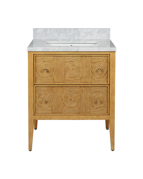 Currey and Company Santos 28" Bathroom Vanity