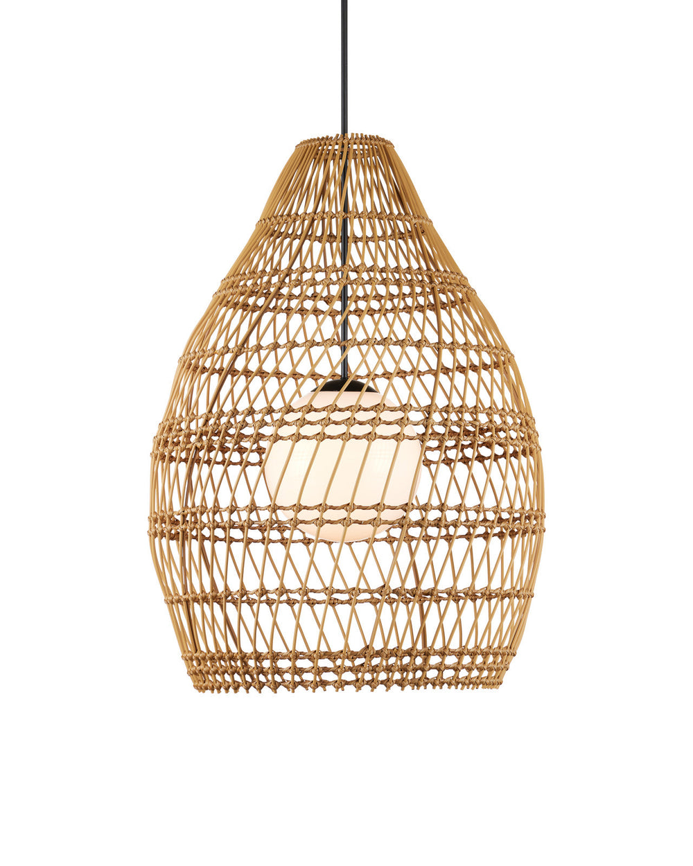 Currey & Company 29.5" Fishtrap Outdoor 1 Light Pendant