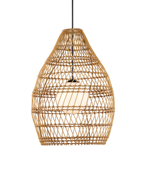 Currey & Company 29.5" Fishtrap Outdoor 1 Light Pendant