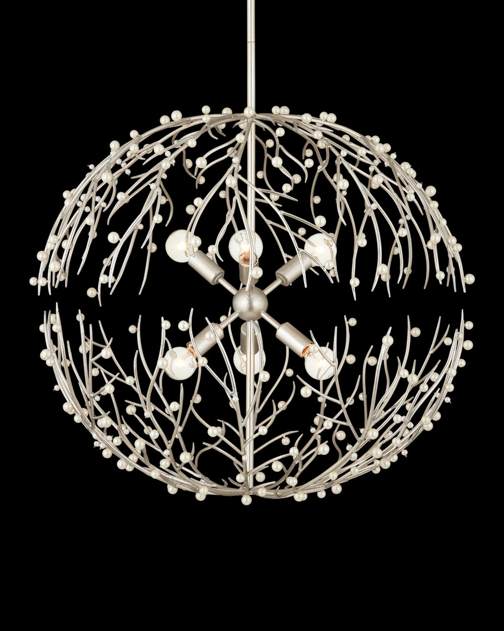 Currey & Company Shinju Pearl Orb Chandelier