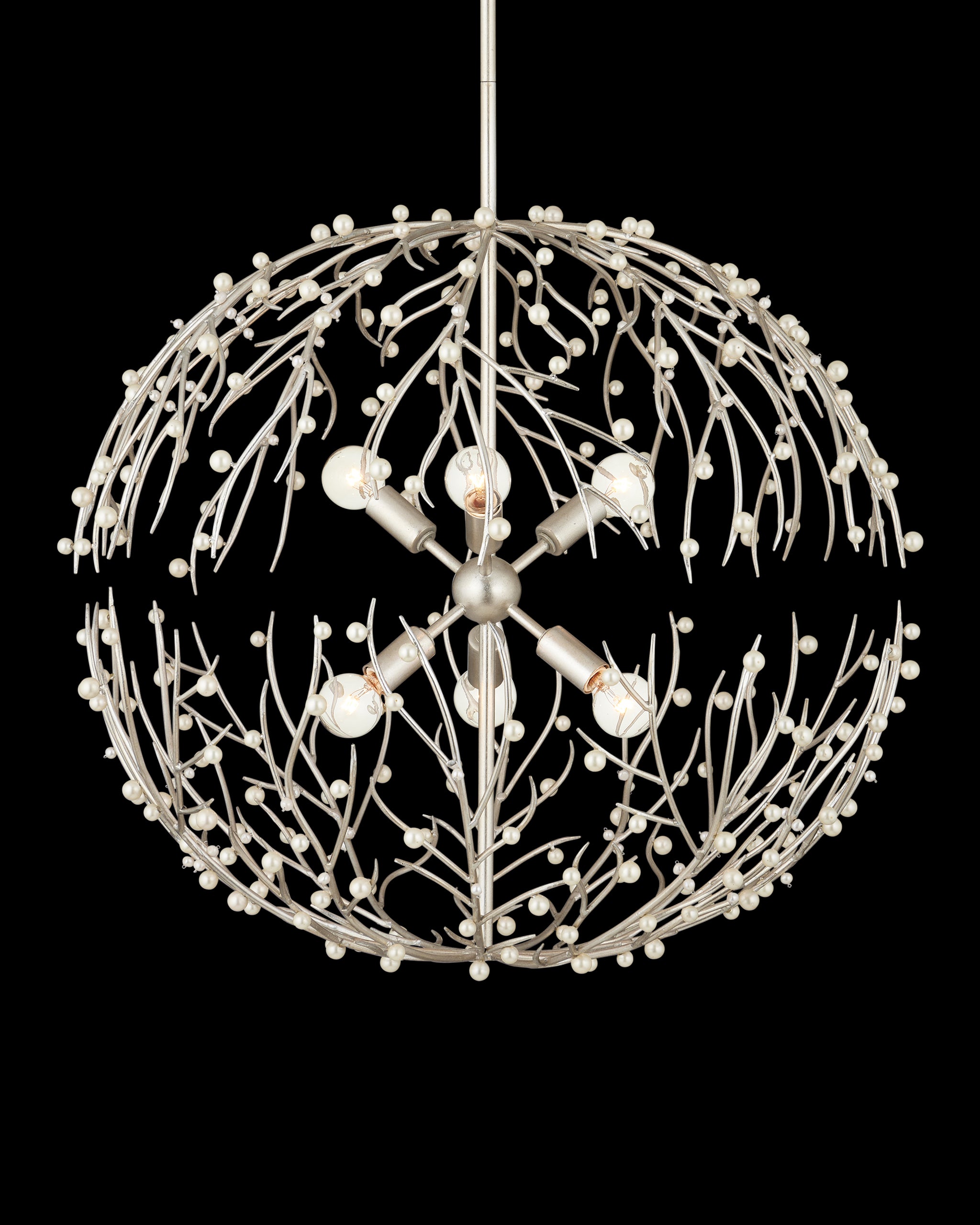Currey & Company Shinju Pearl Orb Chandelier