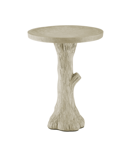 Currey & Company Faux Bois Small Bird Bath