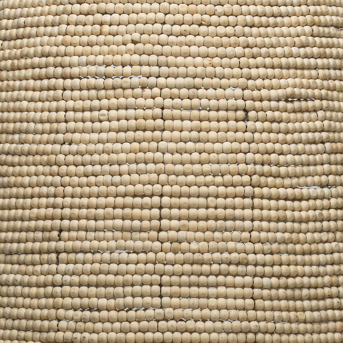 Jamie Young Waterfront Pendant In Off White Wood Beads