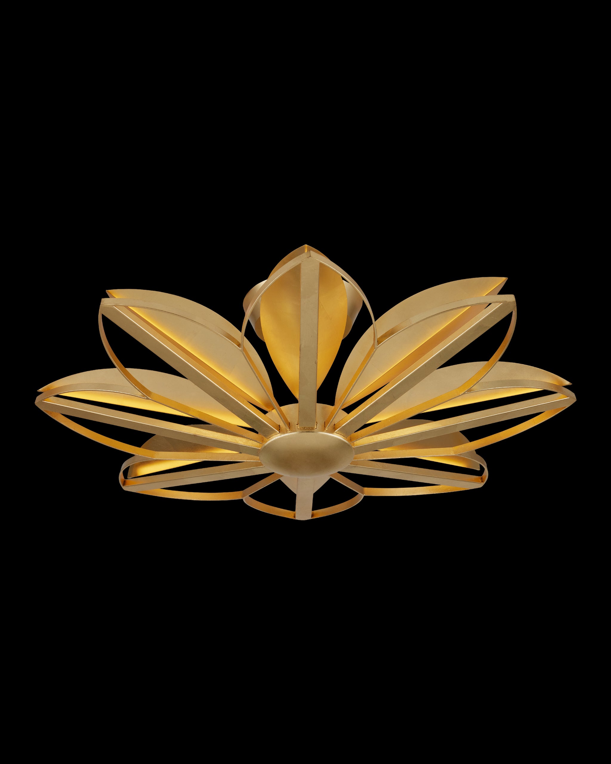 Currey & Company Stewart Semi Flush Mount