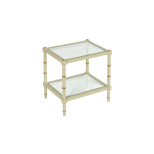 Chelsea House Conner Cane End Table Green