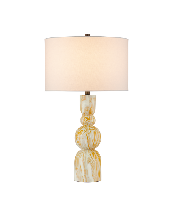 Currey & Company Chawton Yellow Table Lamp