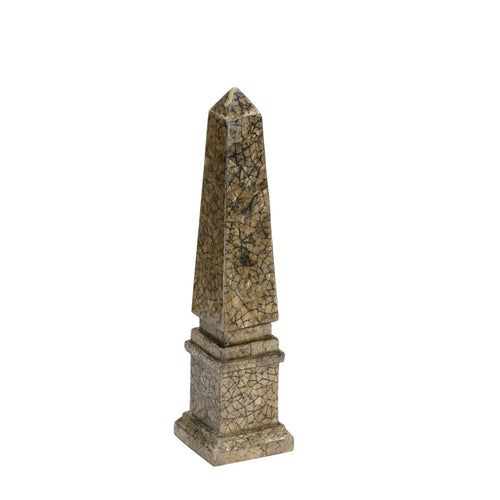 Chelsea House Gold Tortoise Capiz Obelisk (Sm)