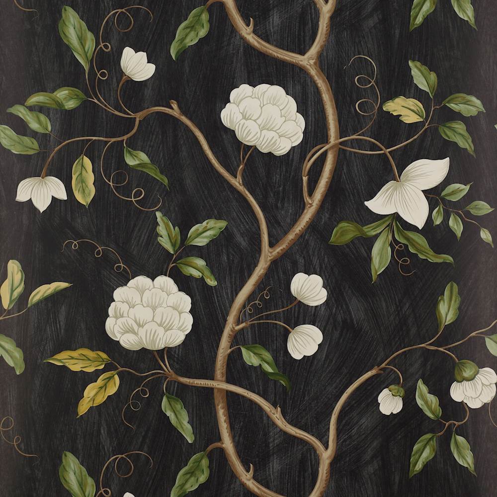 Colefax and Fowler Snow Tree Wallpaper