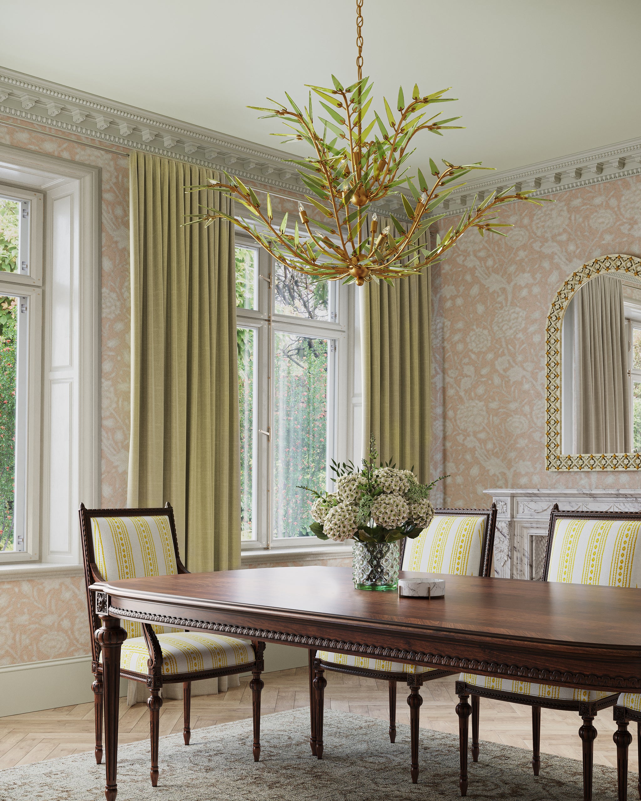 Currey & Company Babylon Two Tier Chandelier