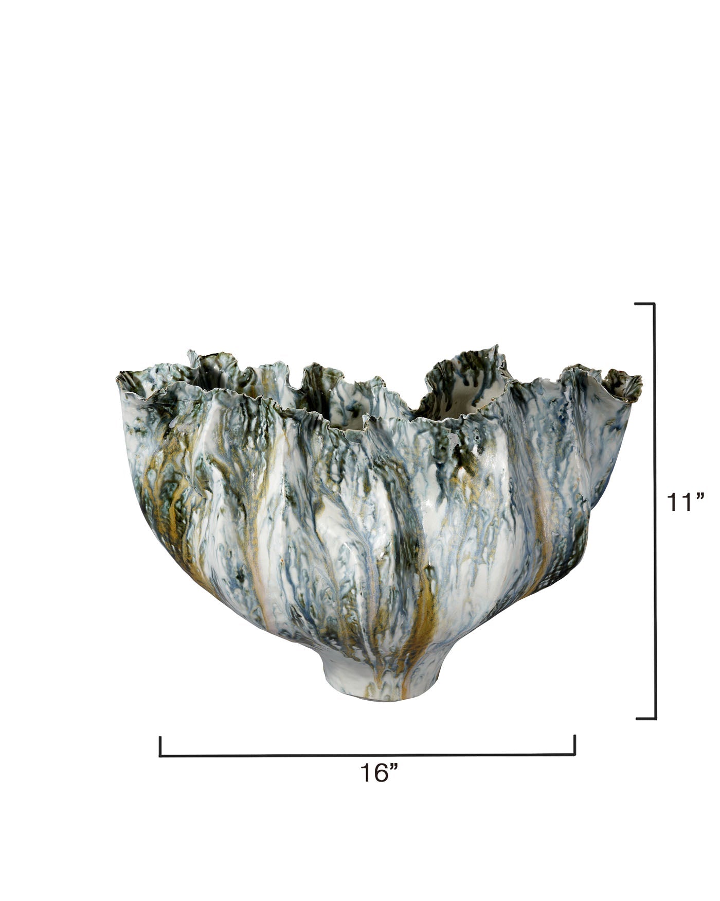 Jamie Young Beluga Ceramic Decorative Vase