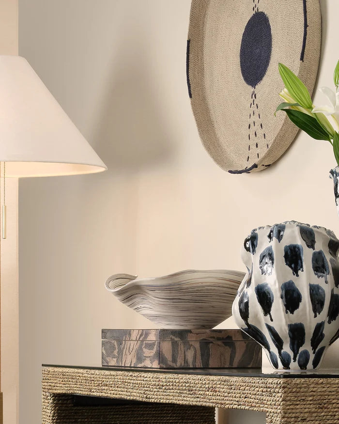 Jamie Young Billowed Porcelain Bowl, Off White