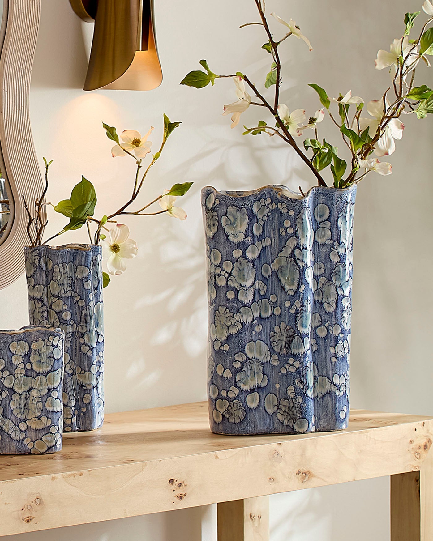 Jamie Young Cloud Ceramic Decorative Vase, Large