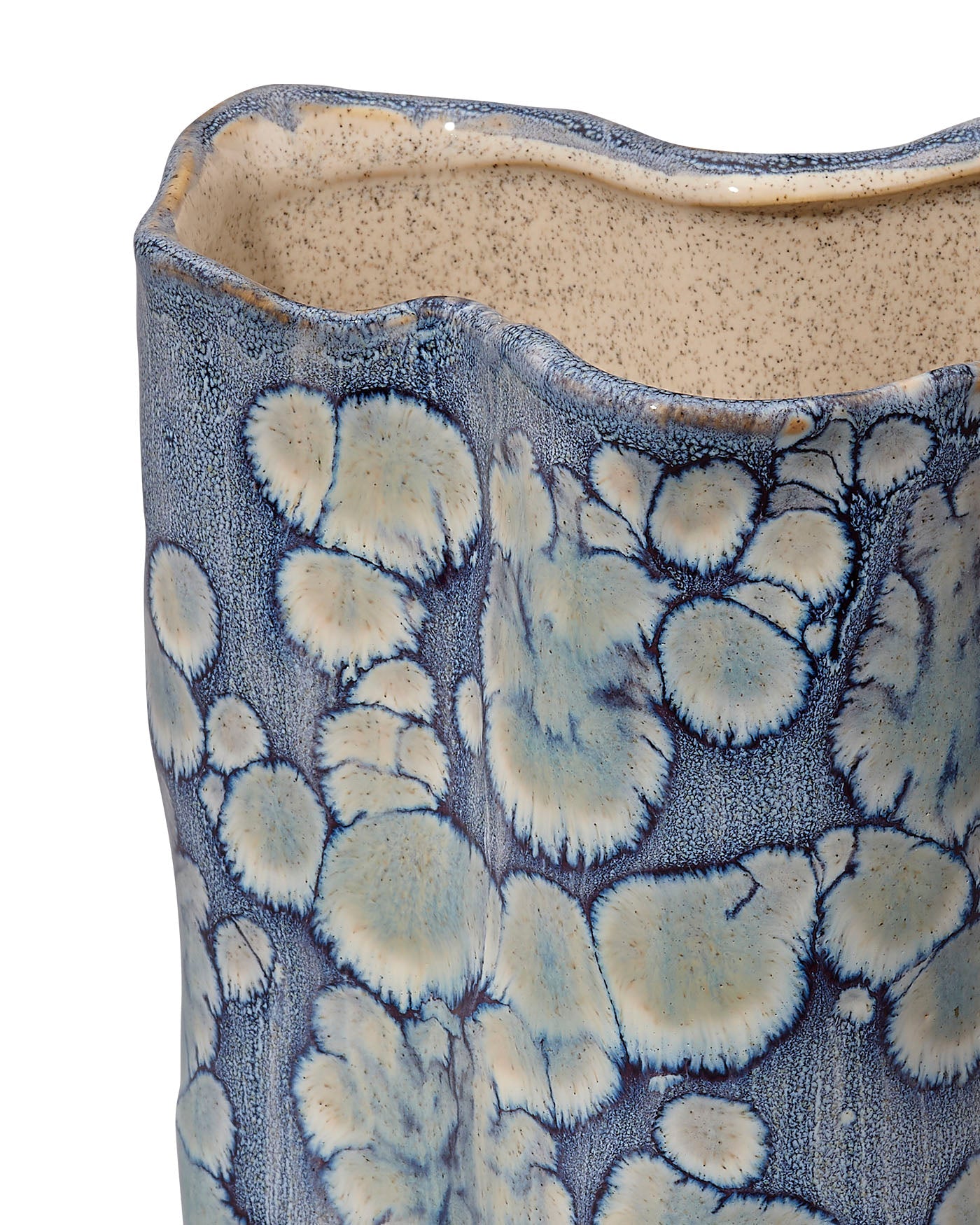 Jamie Young Cloud Ceramic Decorative Set Of 2 Vases