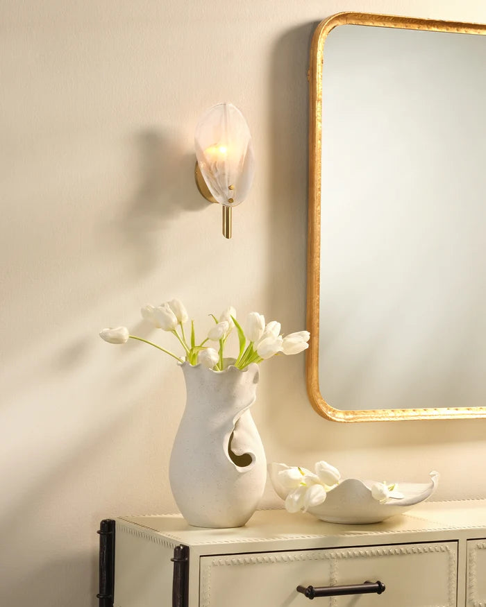 Jamie Young Flutter Porcelain Vessel, White