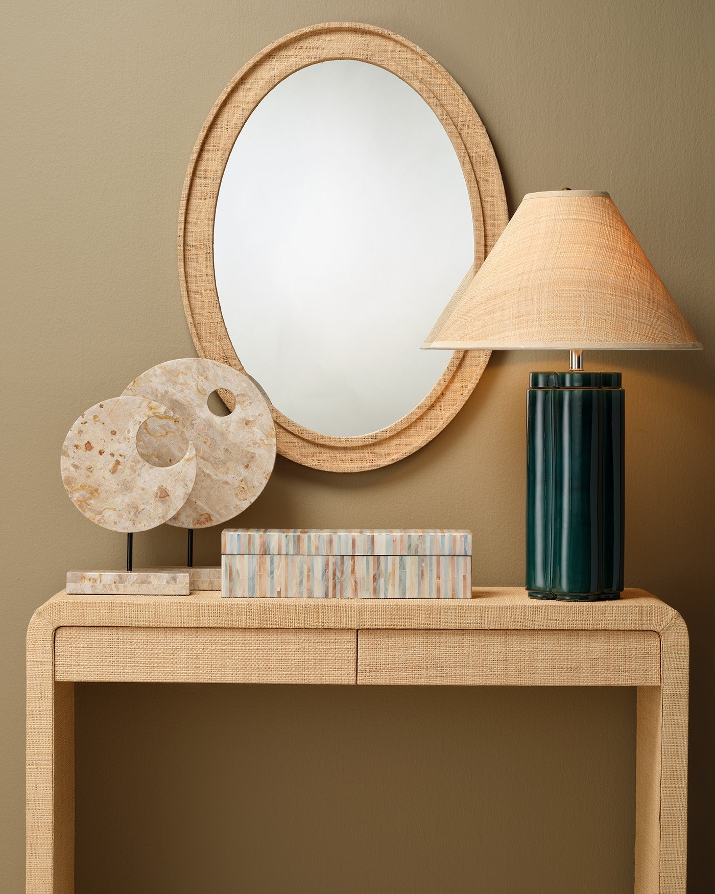 Jamie Young Roosevelt Mother Of Pearl Decorative Box, Large