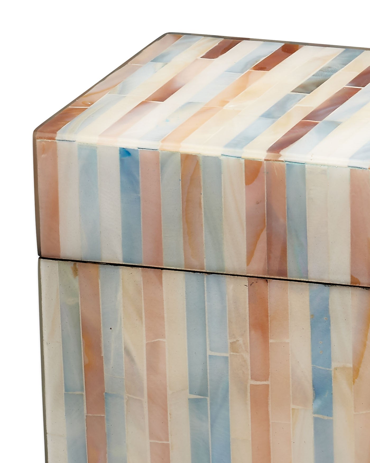 Jamie Young Roosevelt Mother Of Pearl Decorative Box, Small