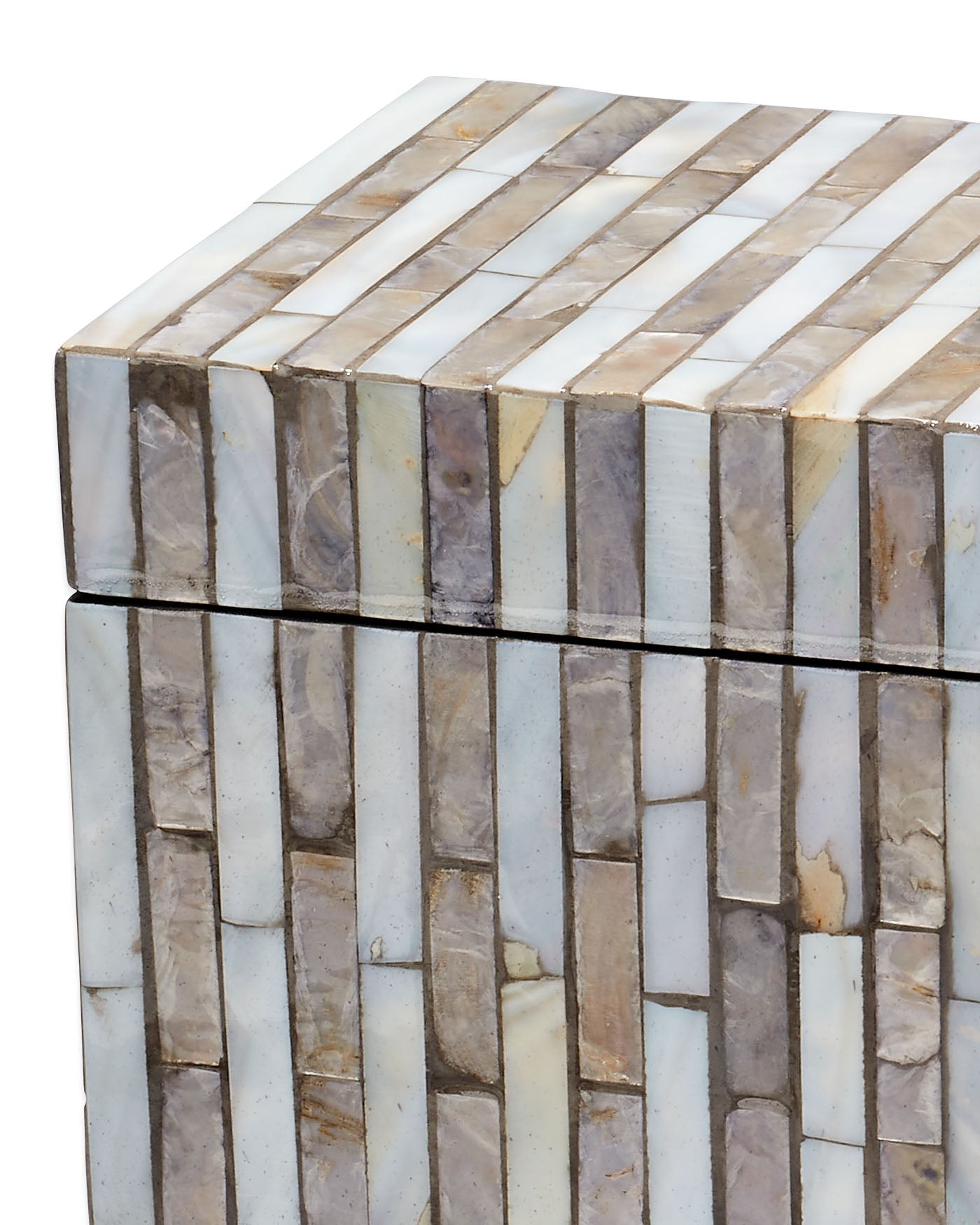 Jamie Young Roosevelt Mother Of Pearl Decorative Box, Small