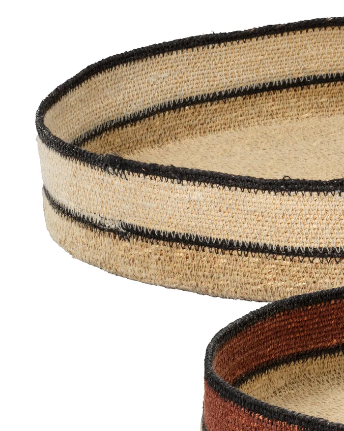 Jamie Young Scarab Seagrass Trays (Set Of 2), Natural