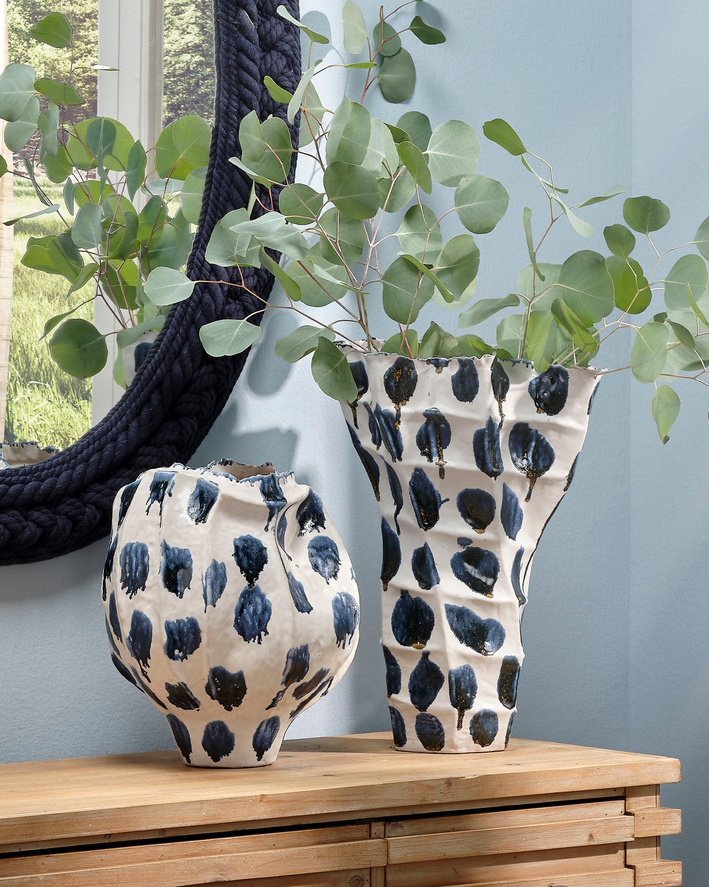 Jamie Young Seurat Tall Ceramic Decorative Vase