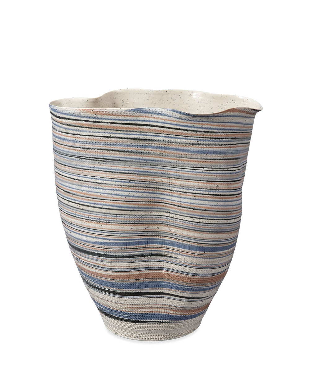 Jamie Young Undulation Porcelain Decorative Vase