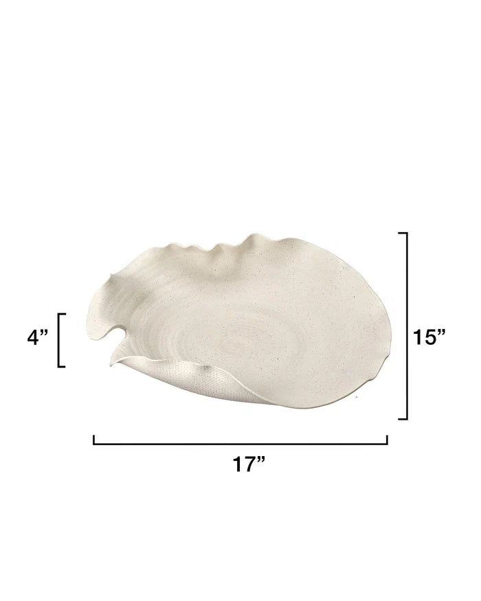 Jamie Young Whisper Porcelain Bowl, White