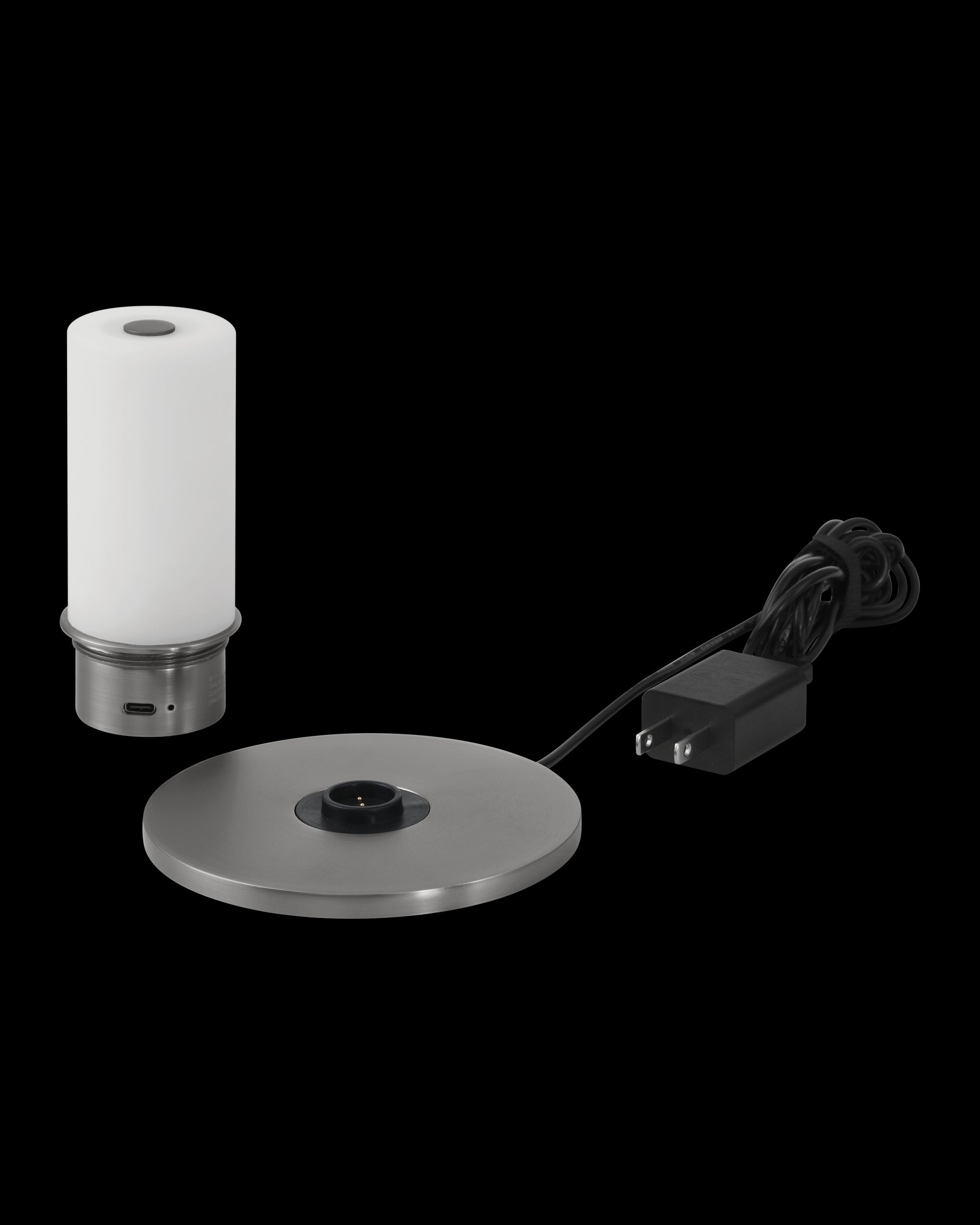 Currey & Company Galavant Nickel Cordless Table Lamp